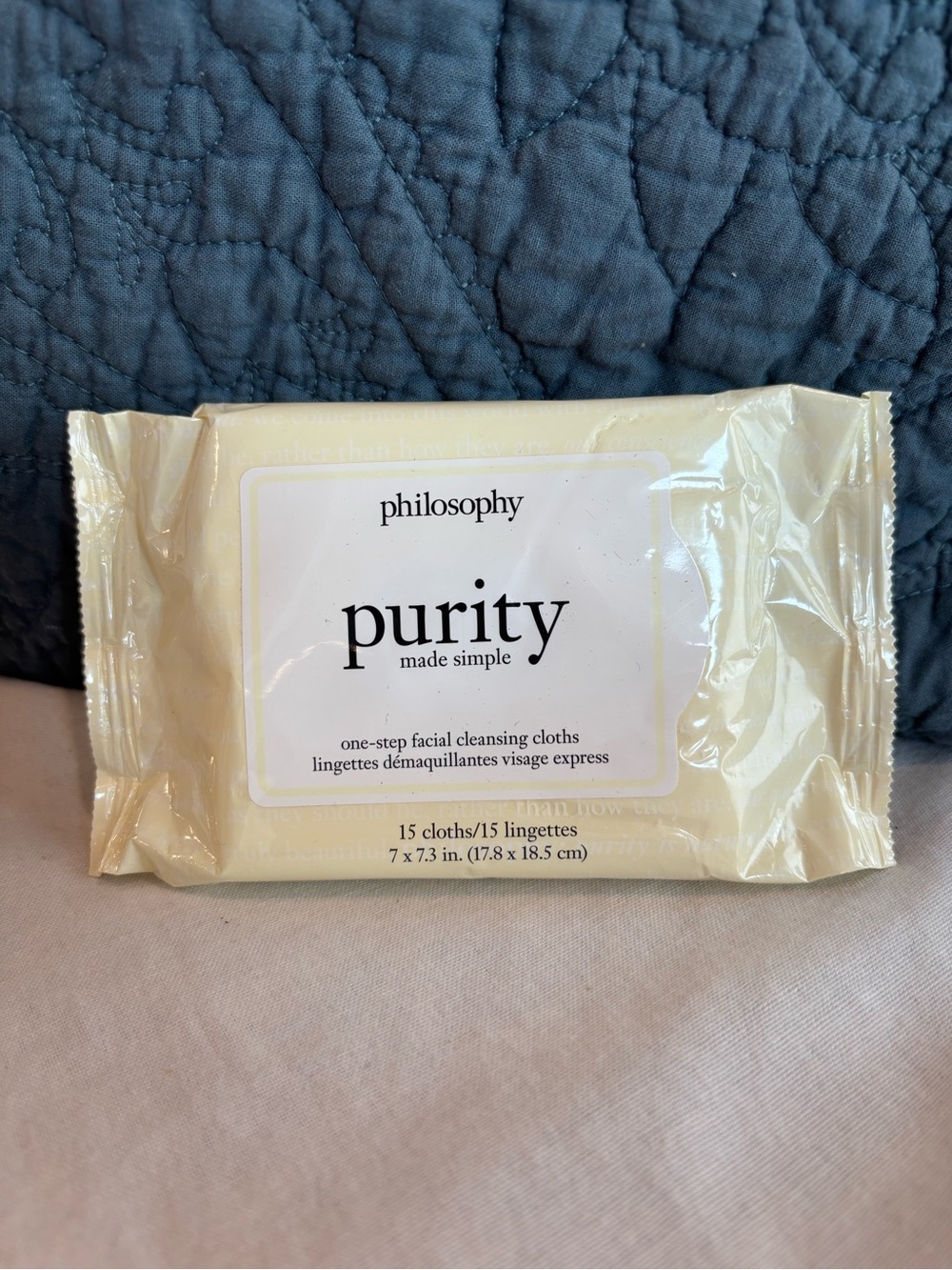 Philosophy Purity Made Simple Facial Cleansing Cloths 15 Count Sealed